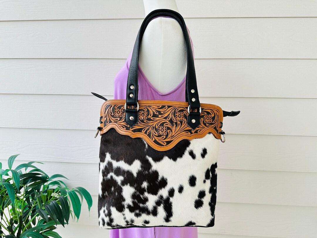 Cowhide Handwoven Tote Genuine Leather Shoulder Bag