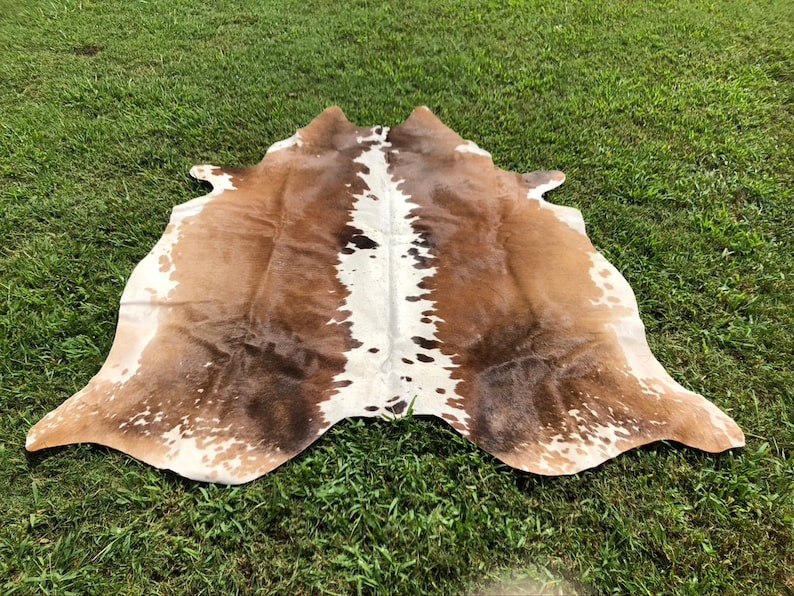 100 Natural Tri Color Luxurious Cowhide Animal Skin Cow Hide Etsy