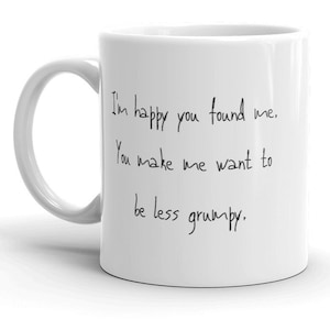 You inspire me / Be less grumpy / grumpy old man no more / novelty coffee cup mug gift for old fart / Father&#39;s Day mug gift / Step dad mug