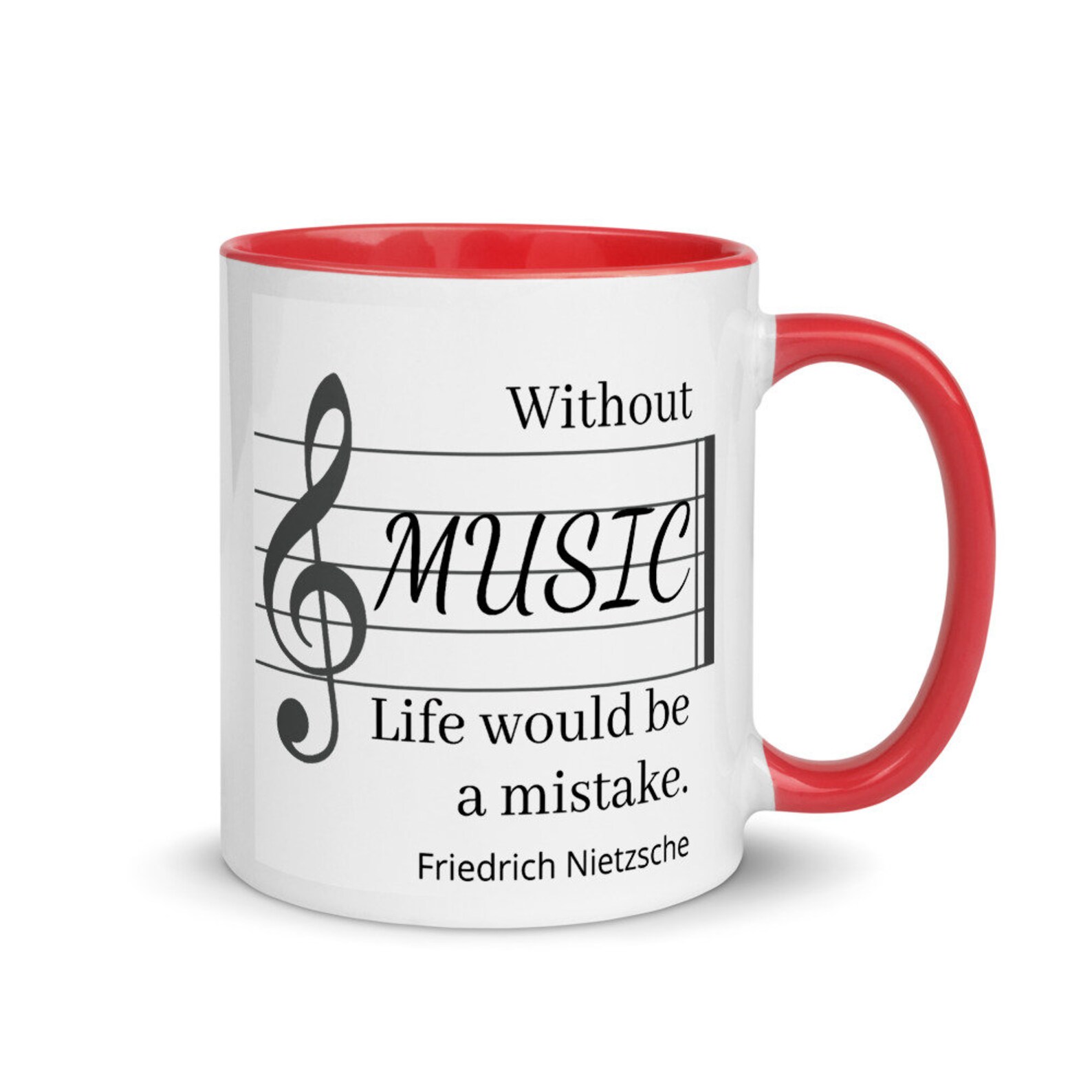 Muziek is het leven Nietzsche citaat Nieuwigheid koffie Etsy Muziek is het leven Nietzsche citaat Nieuwigheid koffie Etsy