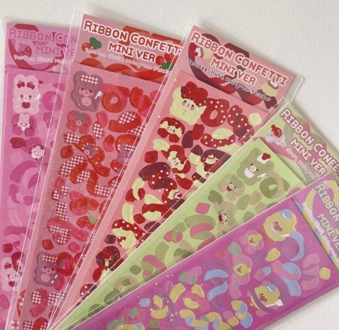 Cute decorated toploader stickers for kpop photocards Etsy