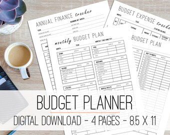 budget printables etsy