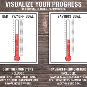 Finance Planner Bundle Printable, Budget Planner, Debt Tracker, Financial Planner, Savings Tracker Bundle, Money Planner, Letter Size image 7