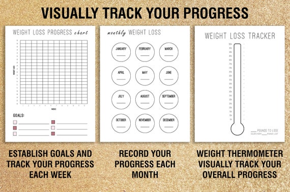 Weight Loss Thermometer Chart