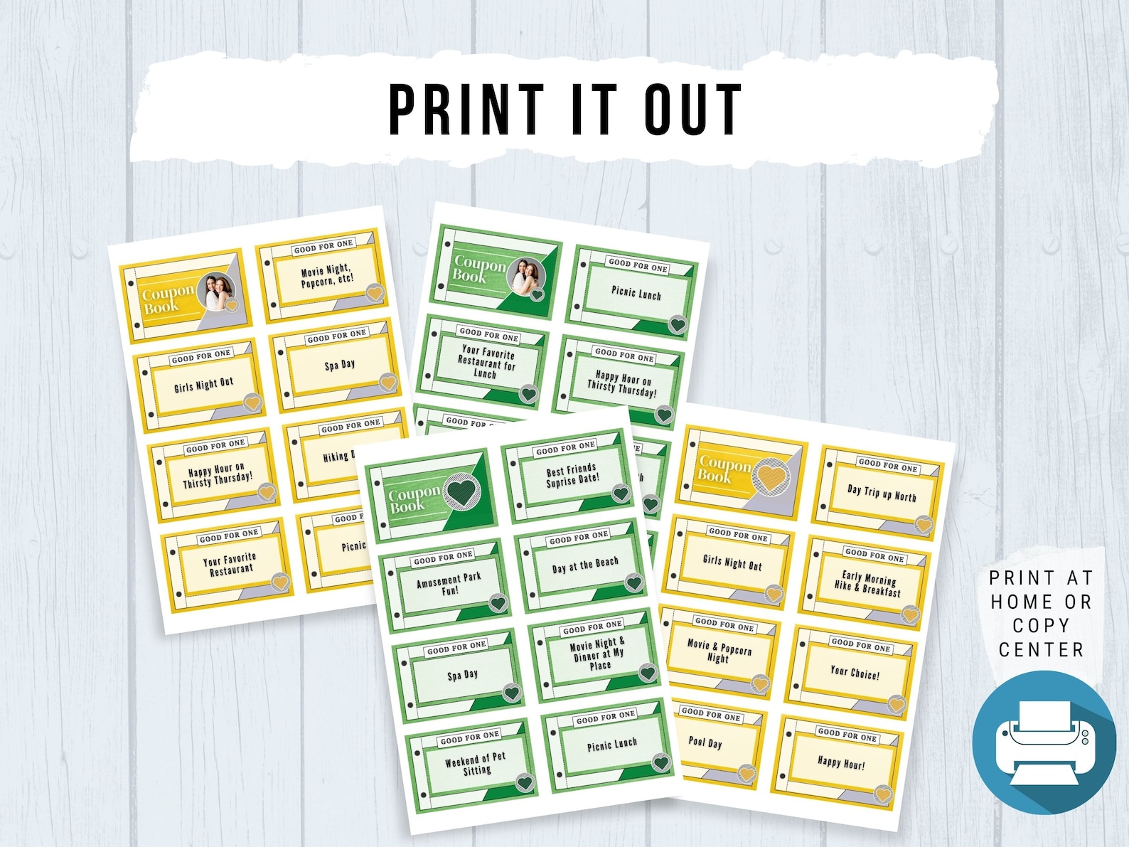 Coupon Book for Friends and Family, Editable Printable Coupons, Canva ...