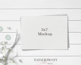 Digitally Styled With Rustic Wood Buttons Flowers On A White Etsy