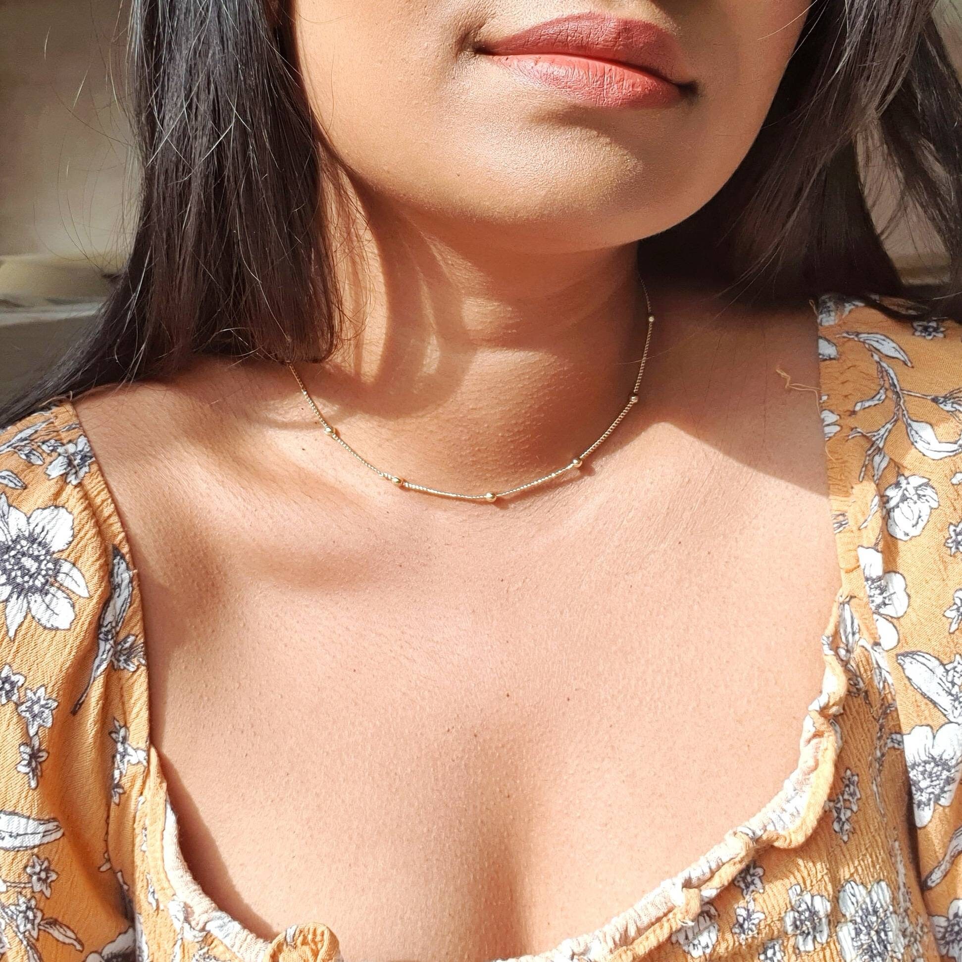Basic gold deals necklace