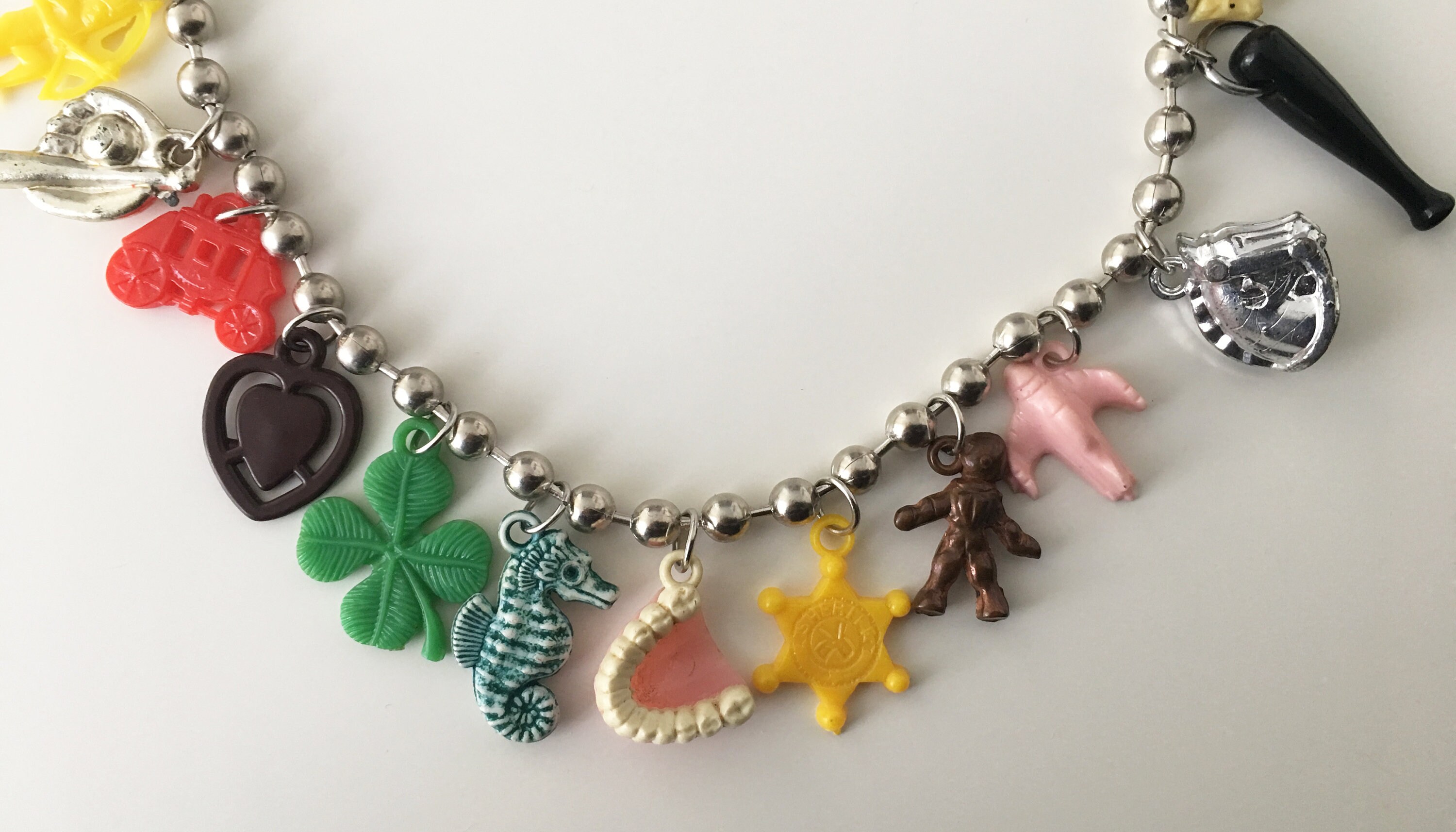 Cracker Jack Necklace Vintage Collectable Charms 1920's Etsy