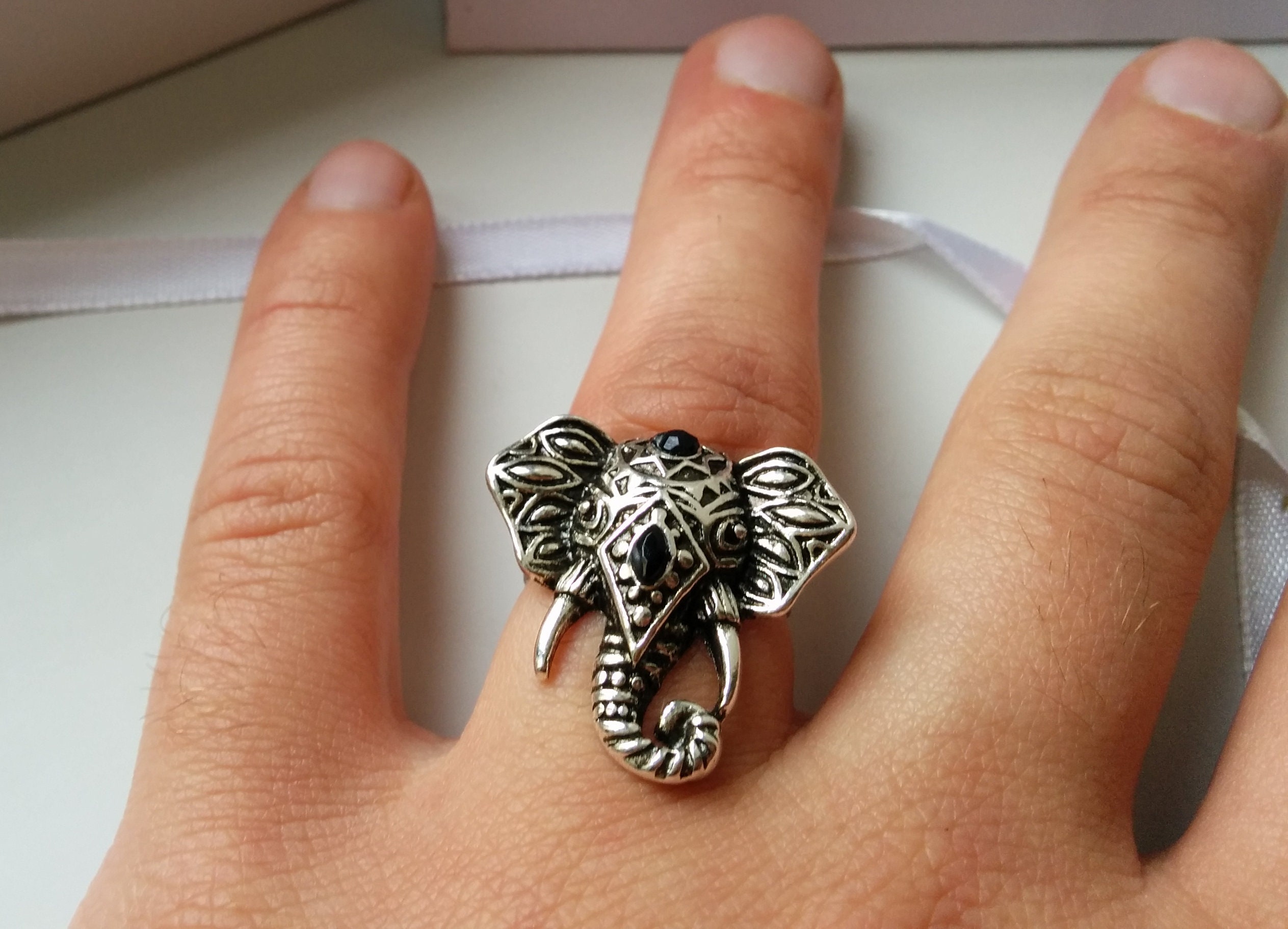 Sterling Silver Elephant Ring, Elephant Jewelry, Adjustable Elephant Ring,  Animal Wrap Ring, Silver Elephant Ring - Etsy Norway