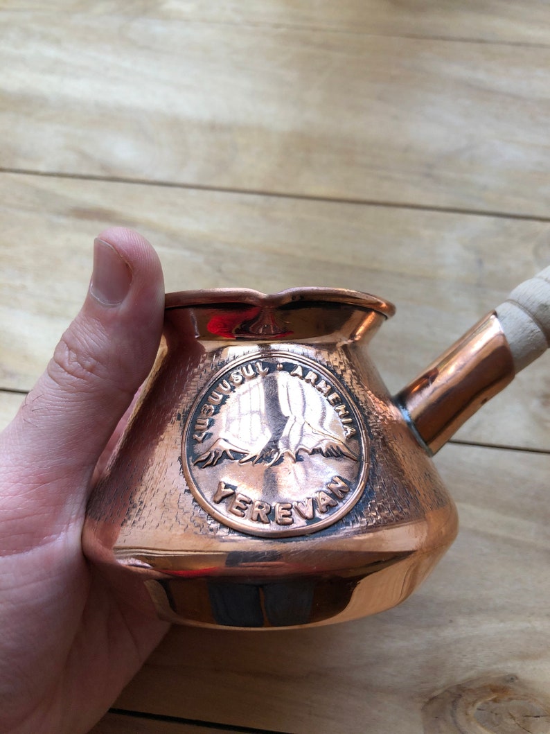 Vintage Jezve Armenian Coffee Pot Copper Jazva Makers Ararat Etsy