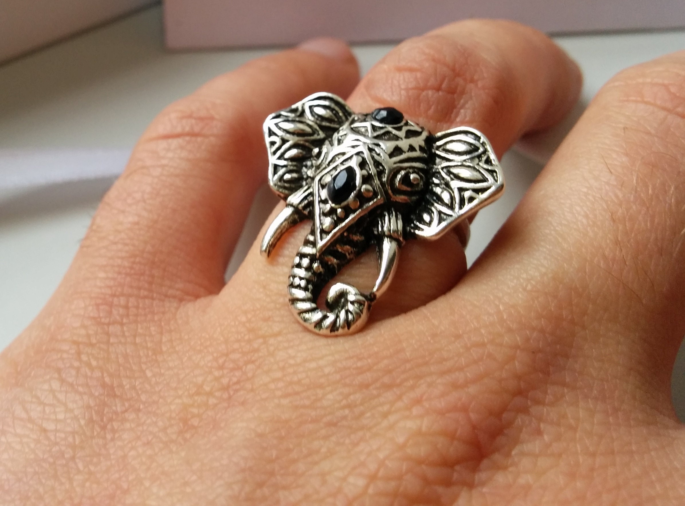 - Ring, Jewelry, Elephant Elephant Adjustable Ring, Etsy Ring Silver Wrap Elephant Silver Sterling Elephant Animal Ring, Norway