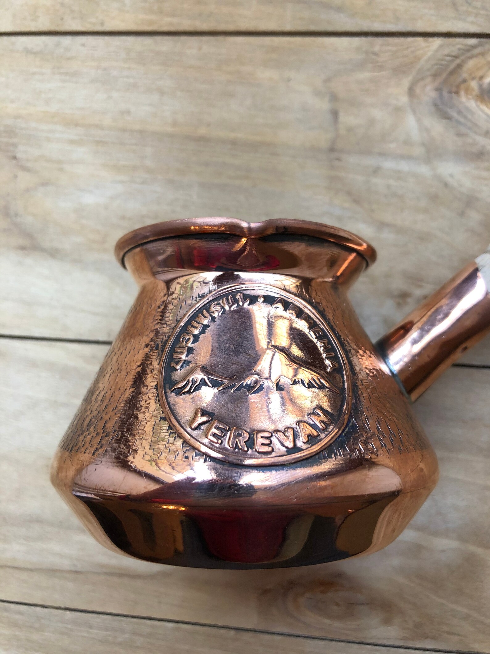 Vintage Jezve Armenian Coffee Pot Copper Jazva Makers Ararat Etsy