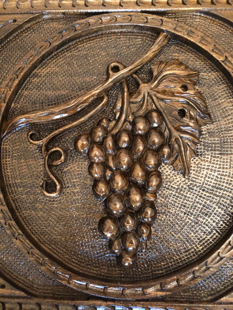 Backgammon Grapes Checkers Armenian Backgammon Walnut Etsy