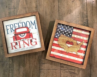 Mini 4th of July Signs