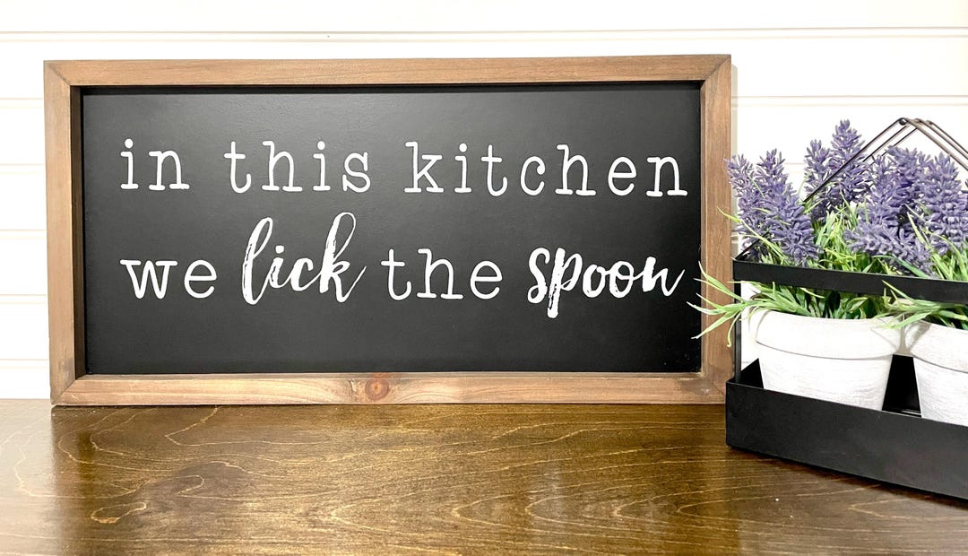 Farmhouse Kitchen Sign - Etsy