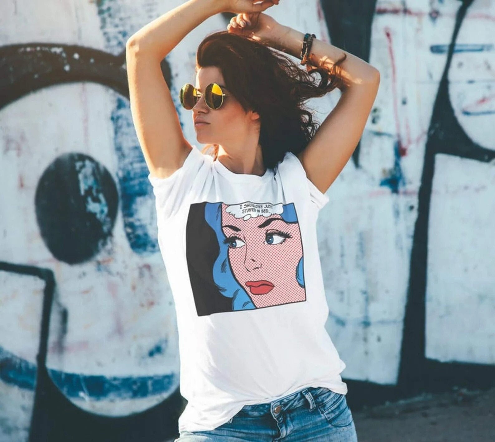 Roy Lichtenstein Tee - Etsy
