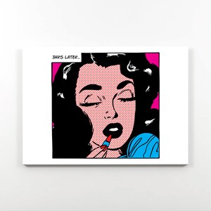 Customizable Pop Art The Wait Vintage Comics Digital Print Download Roy Lichtenstein Style image 3