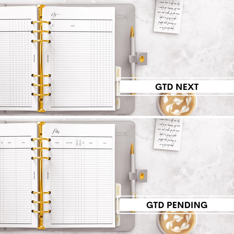 Printable Planner Getting Things Done 2025 Planner PDF Planner Minimalist Planner Work Planner Life Planner School Planner College Planner Productivity Planner Essentials Planner Inserts Planner Refills Planner Pages Planner Sheets Ring Disc Binder