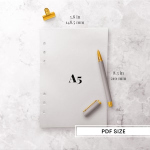 Printable Planner Getting Things Done 2025 Planner PDF Planner Minimalist Planner Work Planner Life Planner School Planner College Planner Productivity Planner Essentials Planner Inserts Planner Refills Planner Pages Planner Sheets Ring Disc Binder