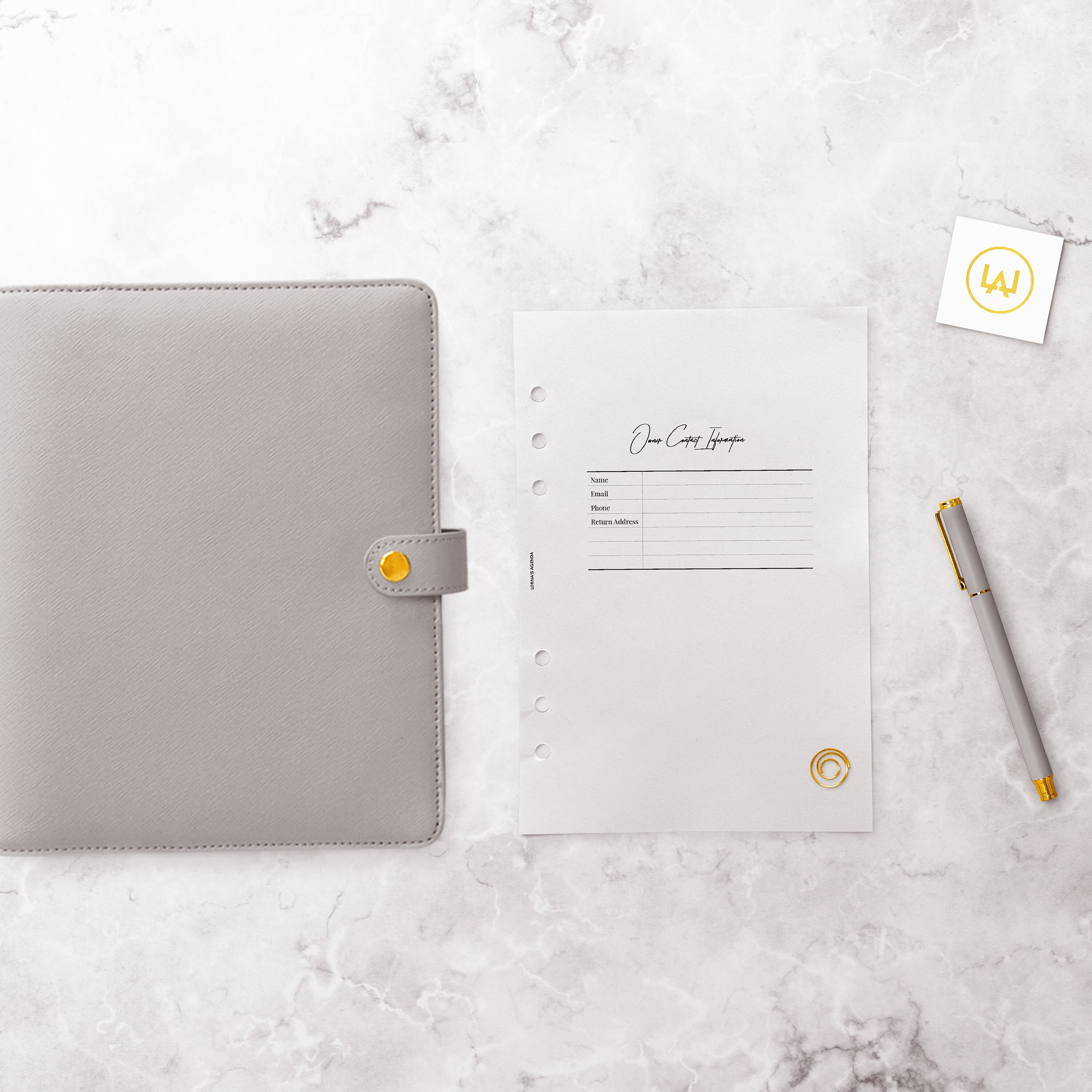This Planner Belongs to Printable Planner Essential A5 Planner Inserts ...