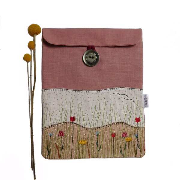 ITH Organizer DIN A4 with flower meadow. Embroidery frame 24 x 36 cm. Embroidery file