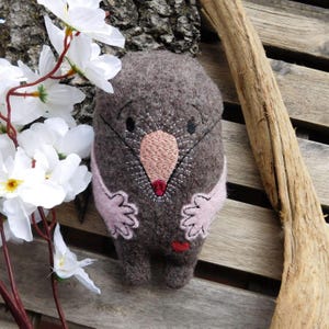 Mole ITH. 6 different sizes. Embroidery file. From embroidery hoop size 10 x 10 cm/4x4"