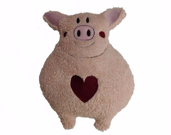 Piggy looks. ITH. 5 different sizes. Embroidery file.