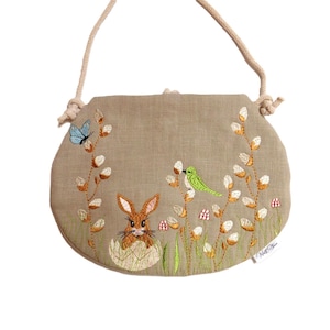 Sac de Pâques ITH, fichier de broderie en 4 tailles, du cadre à broder 13 x 18 cm/5x7" à 20 x 30 cm/8x12".