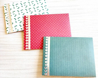 Handcrafted Christmas Money Envelopes with Rhinestones Gift card holders, Set of 8