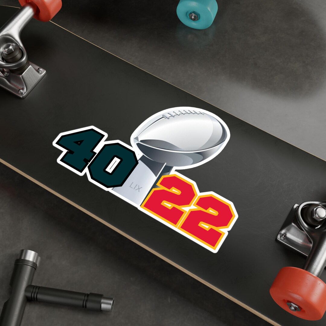 Philadelphia Eagles Super Bowl 59 LIX Champions Final Score Kiss-cut ...