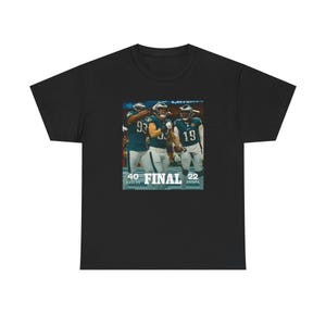 Philadelphia Eagles Super Bowl 59 LIX Champions Final Score Unisex Heavy Cotton Tee T-Shirt Champs Multiple Colors Available
