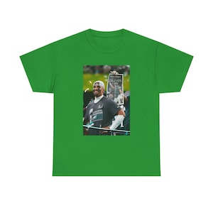 Philadelphia Eagles Jalen Hurts Super Bowl 59 LIX Champions Unisex Heavy Cotton Tee T-Shirt Champs Multiple Colors Available