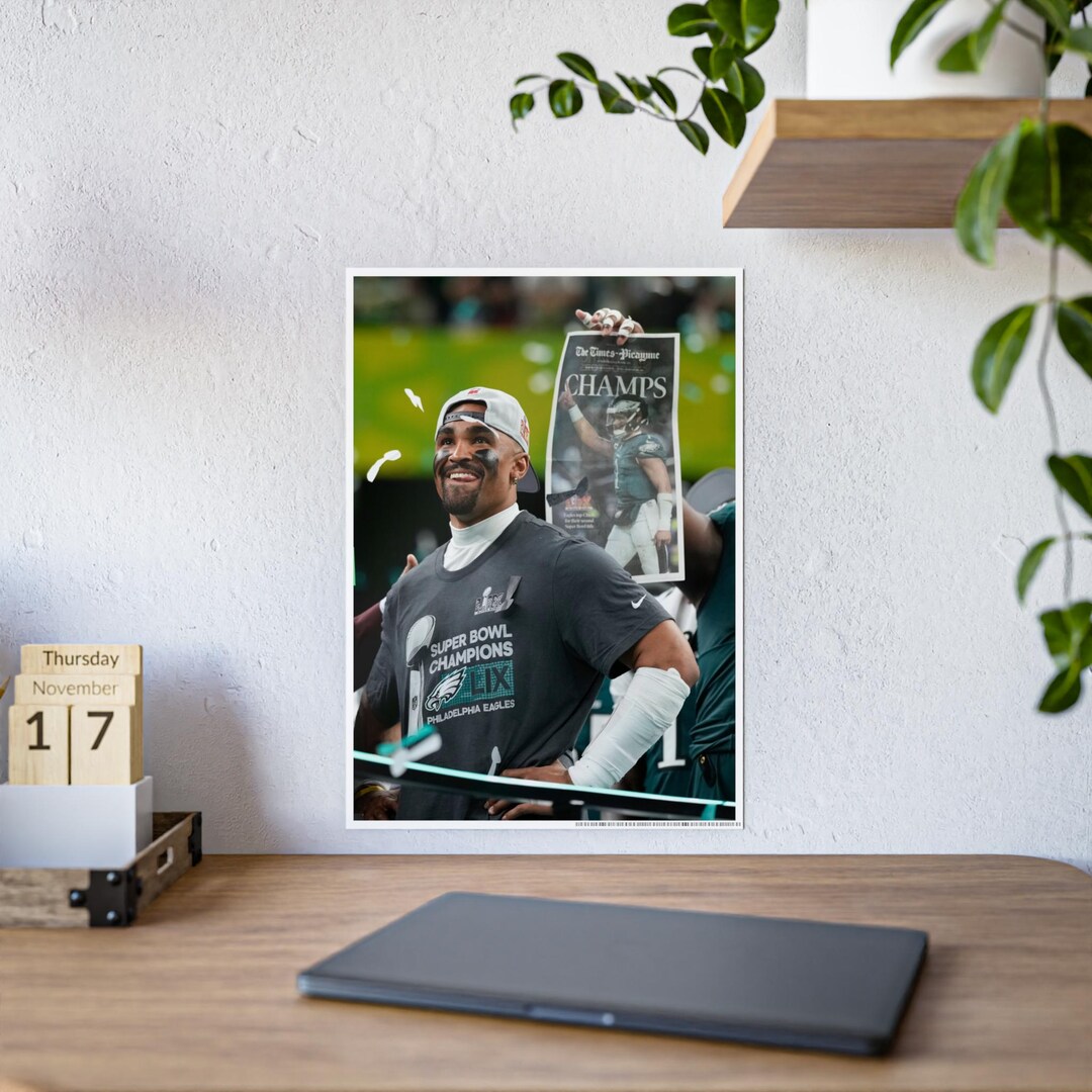Philadelphia Eagles Super Bowl LIX 59 Champions MVP Jalen Hurts ...