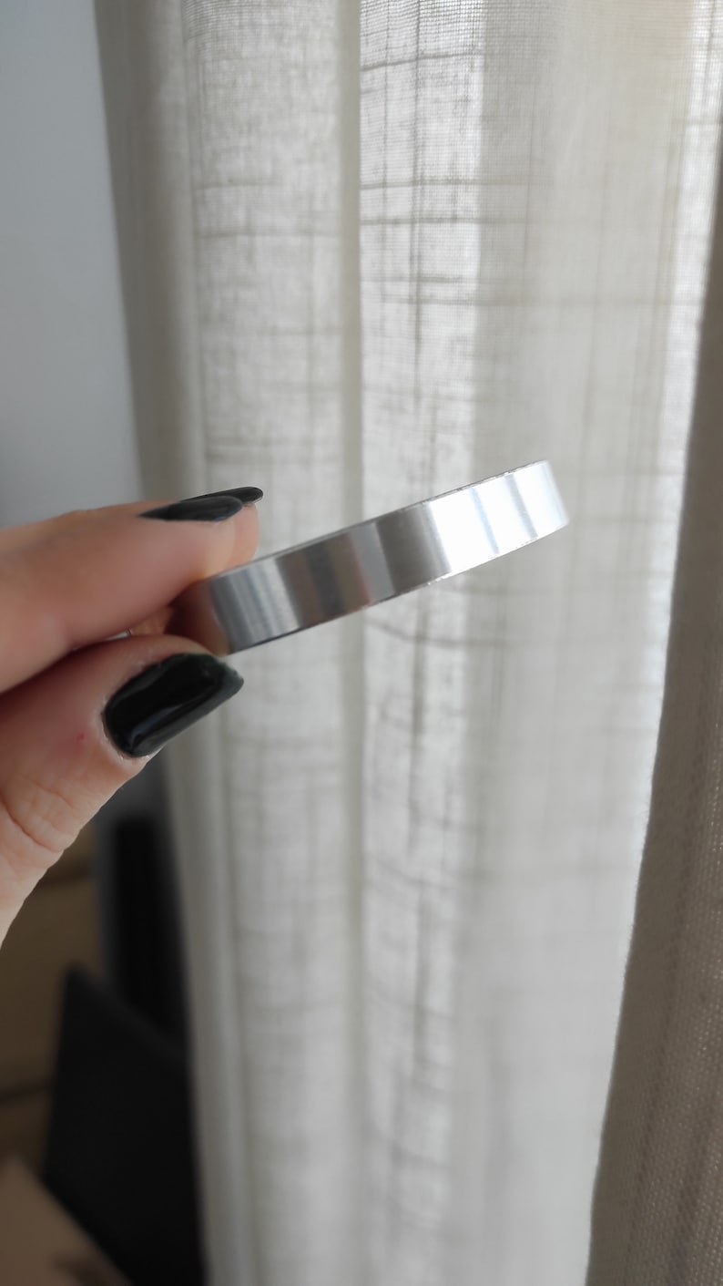Bracciale,Manschettenarmband,in alluminio anodizzato,personalizzabile,inciso a mano Bild 10