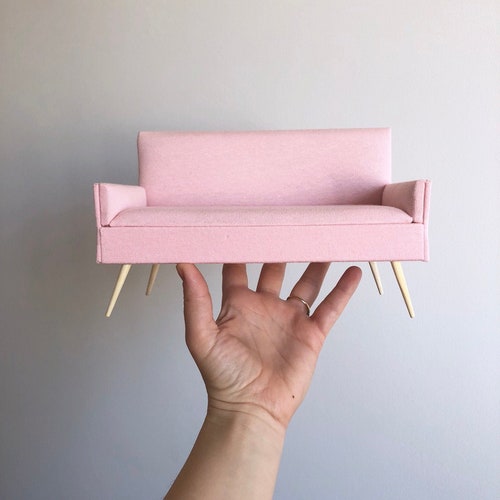 Sofa for Dollhouse. 1/6 Scale Furniture for the Barbie Pulip Etsy