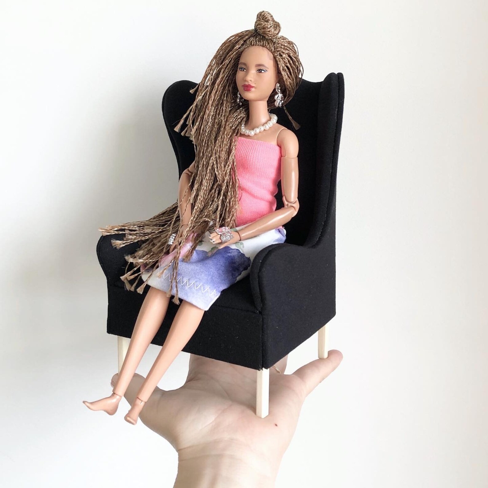 1/6 Scale. Furniture for Dolls, Dollhouse Furniture. Retrostyle Doll ...