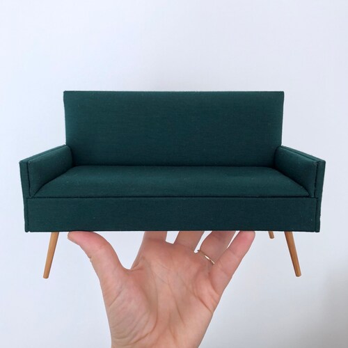 Sofa for Dollhouse. 1/6 Scale Furniture for Dolls. Dollhouse - Etsy