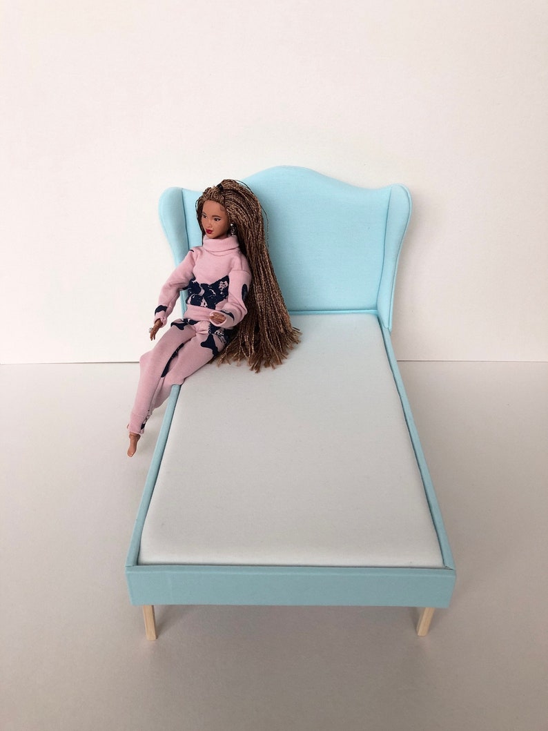 1/6 Scale a Bed for Dolls Dollhouse Furniture. Scale 1/6. Etsy