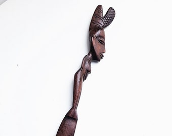 wood paper cut//paper cut//ethnic paper cut//ethnic decoration/crafts Africa/paper cut/office decoration