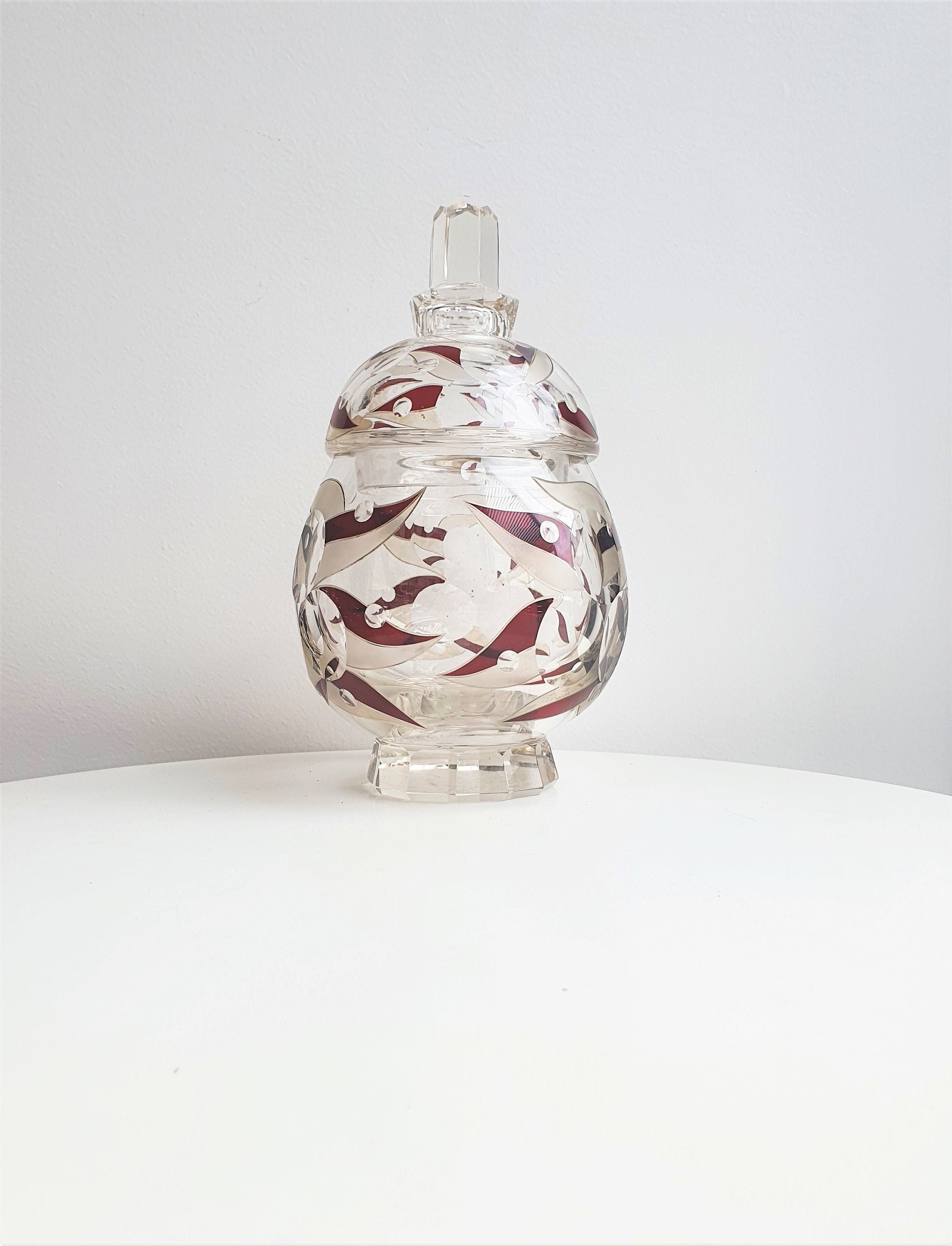 Drageoir En cristal//Drageoir