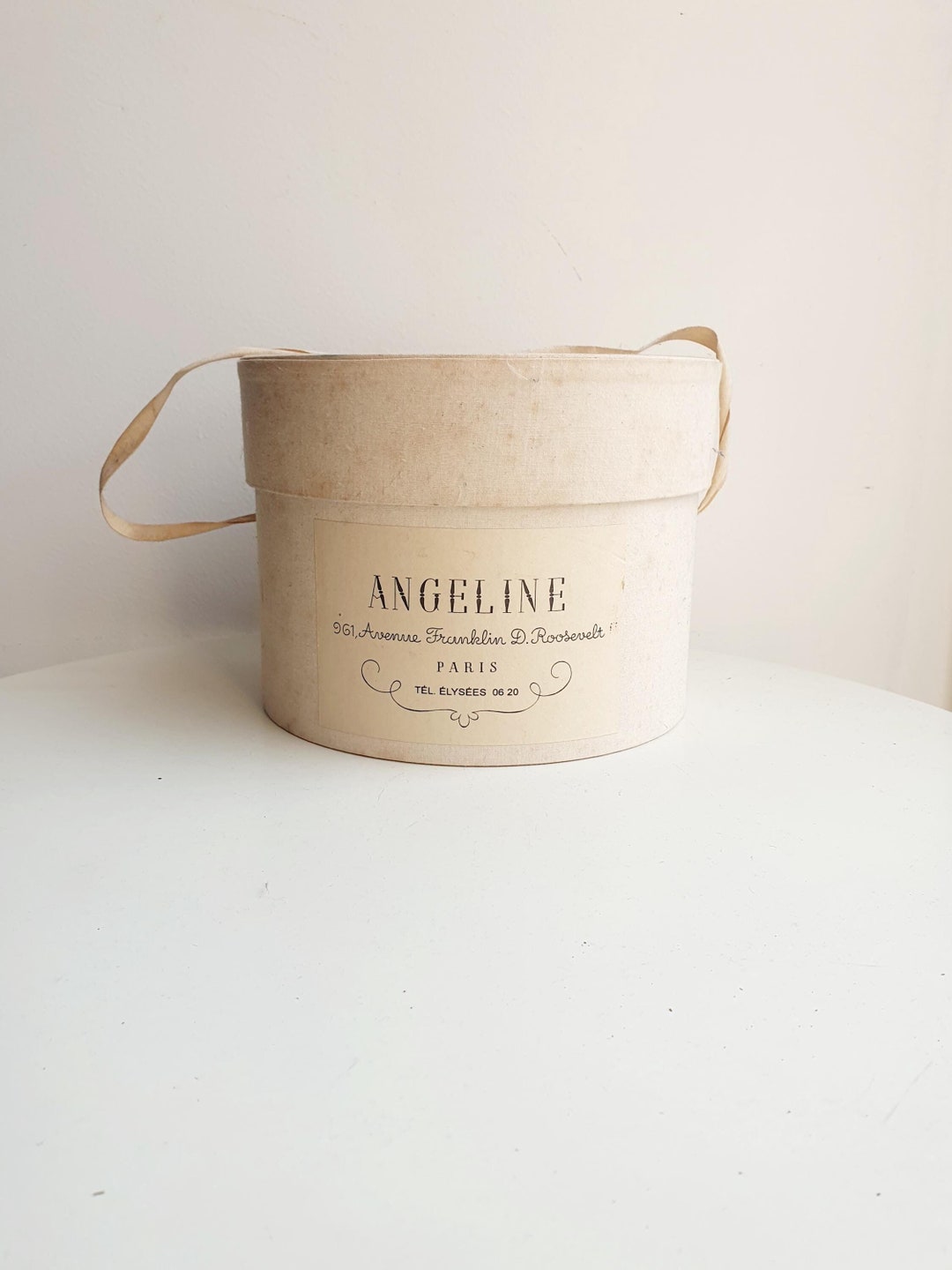 Hat Box//cardboard Box//old Box//jewelry Box//wooden Box//round Box