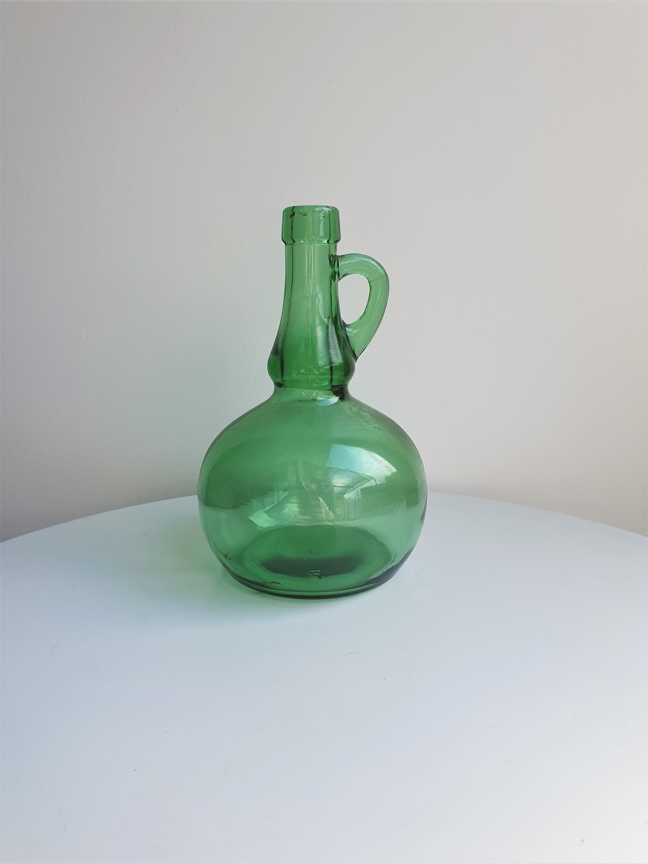 Old Bottle//Glass Bottle//Bottle Vase//Little Lady-Jeanne//Lady-Jeanne//Jarre Glass//Old Bottle//Soliflore//Vase//