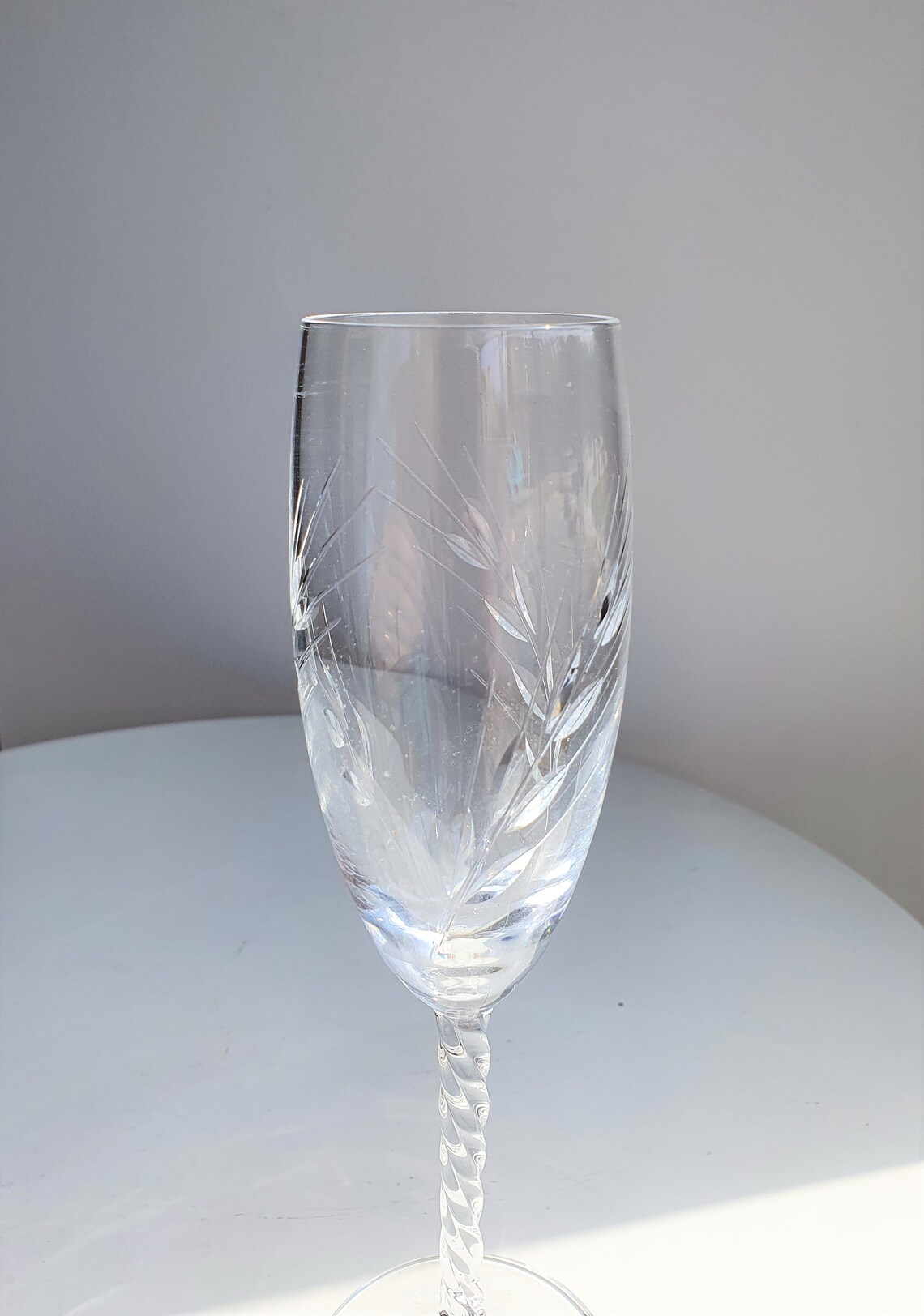 Flûtes//verres anciens//verres épi de blé//flutes à Etsy