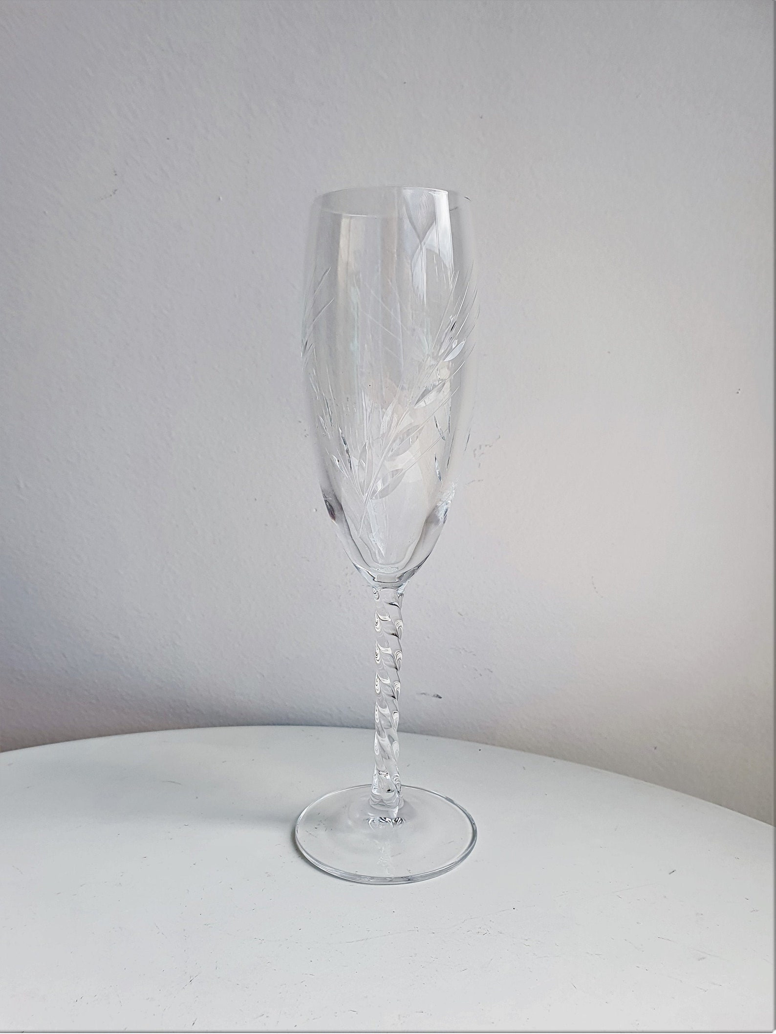 Flûtes//verres anciens//verres épi de blé//flutes à Etsy