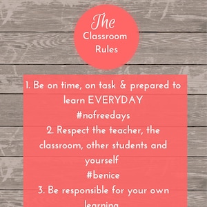 Classroom Rules