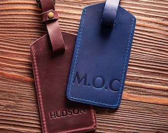 Personalized leather luggage tag, Personalized travel gifts, Wedding favors, Custom luggage tags personalized,Groomsmen gift,Christmas gifts