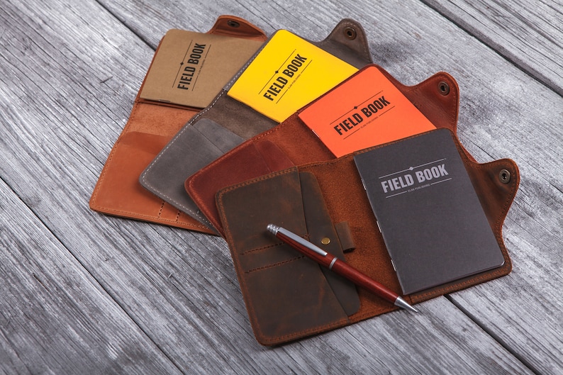 Moleskine Cahier Cover Leather Pocket Notebook Moleskine Etsy