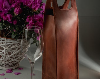 Bolsa de cuero para vino, regalos corporativos al por mayor con logotipo, botellero, soporte para vino hecho a mano, bolsa de vino personalizada, regalos de jubilación, regalos de aniversario
