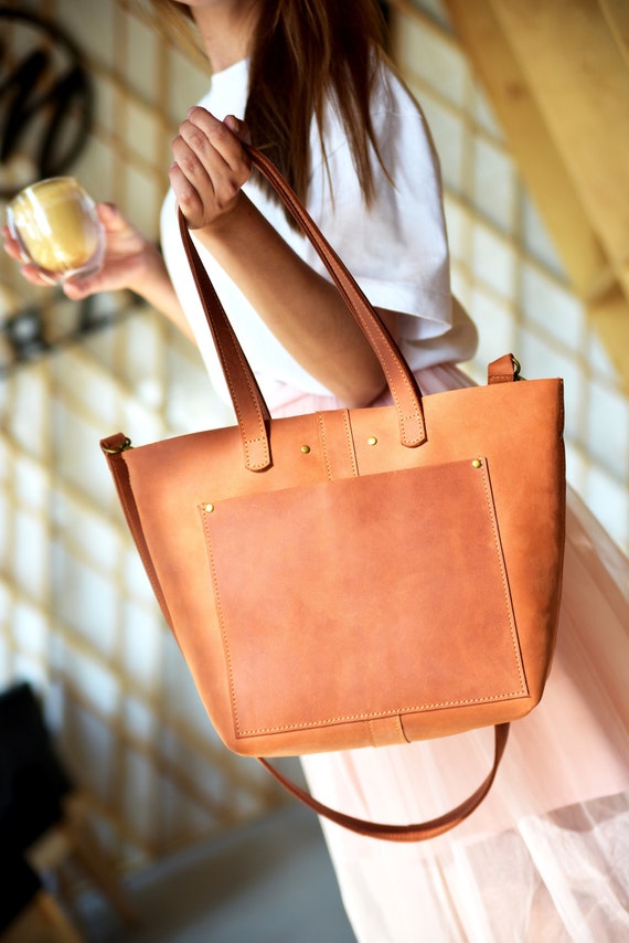 Casual Leather Handbag 