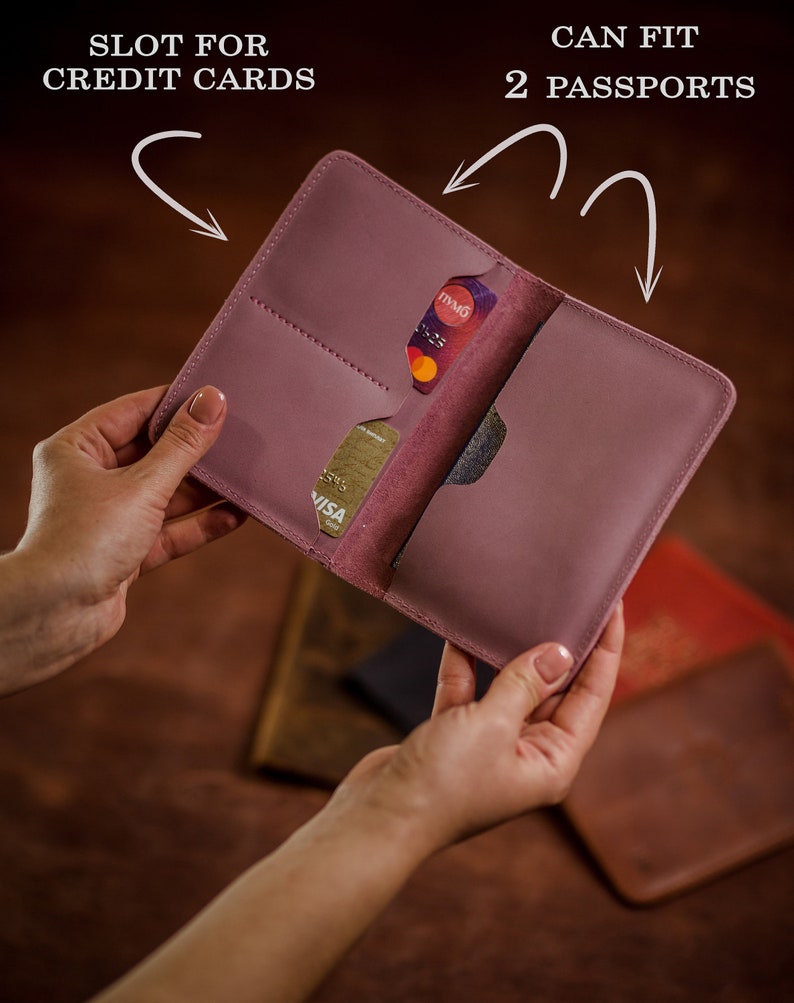 Personalized Passport Holder Leather Passport Cover and Etsy